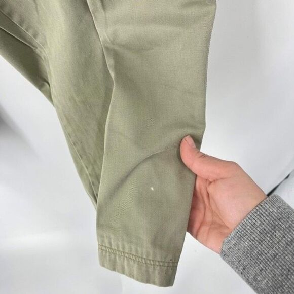 Vintage Y2K NY Khakis Women's Hi-Rise Ankle Cargo Pants Utility Green Size 10 - Picture 5 of 10